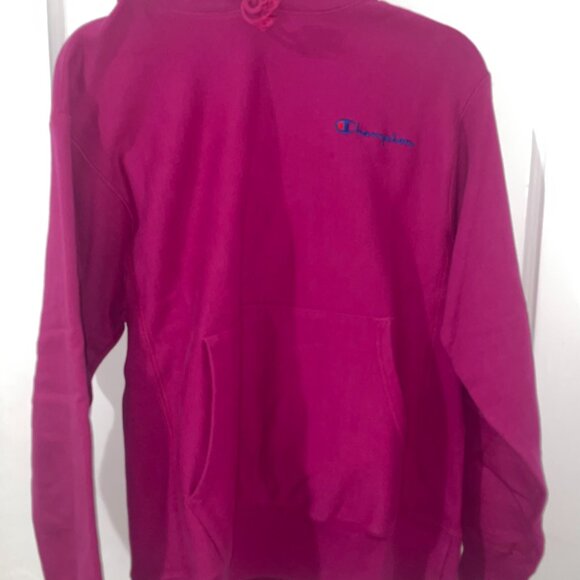 Champion Reverse Weave Hoodie M Fuschia - Picture 3 of 4